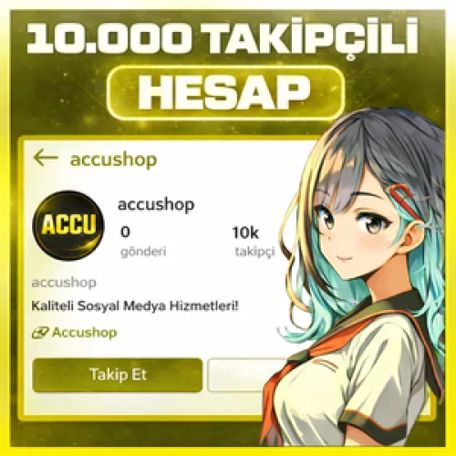  ⚡10.000 TAKİPÇİLİ İNSTAGRAM KADIN HESAP ! HEMEN TESLİM✅